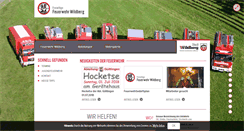 Desktop Screenshot of feuerwehrwildberg.de